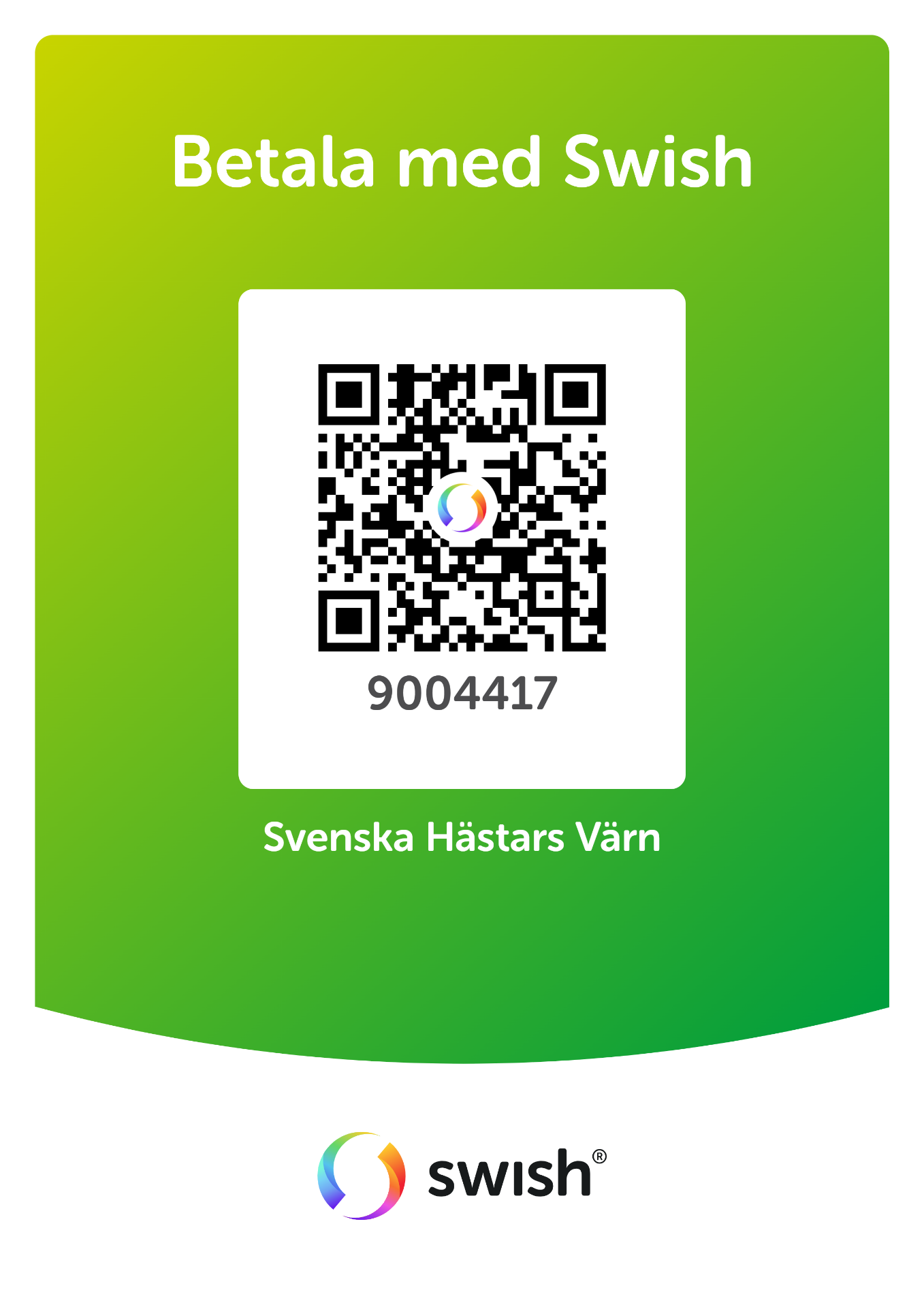 Glöm ej att skriva ett meddelande om det är en gåva eller medlemskap. Vid medlemskap skriv din mailadress/adress.